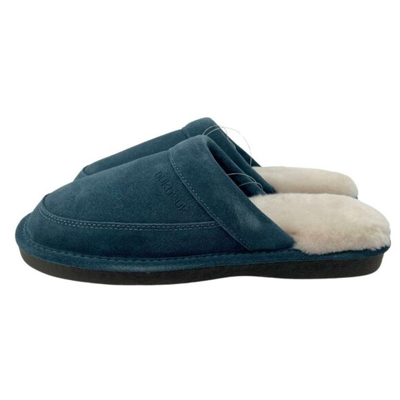 Nuknuuk Men's Denim Blue Leather Slippers | Various Sizes - Picture 4 of 6
